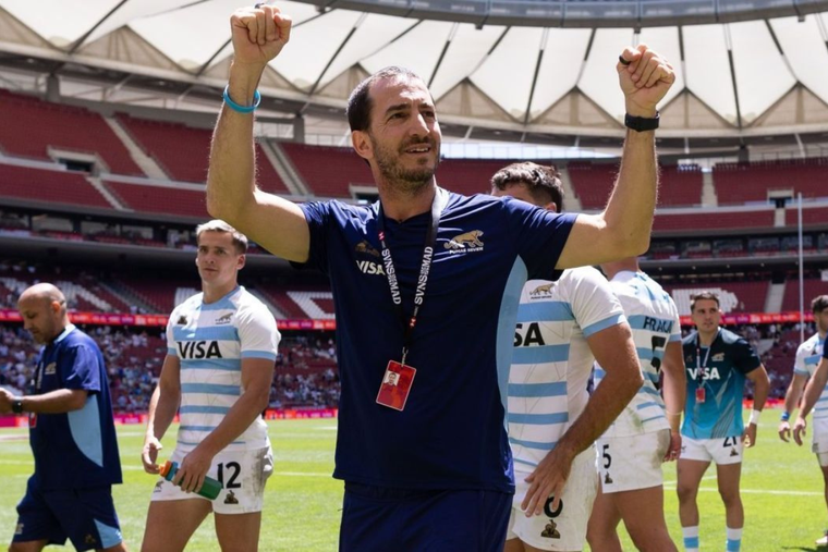 Santiago Gómez Cora soltó una frase contundente respecto a su futuro en Los Pumas 7s. Foto: Pumas 7s
