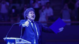 Javier Milei en el Madrid Economic Forum 2025.