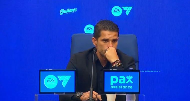 Fernando Gago en conferencia de prensa. Foto: Captura