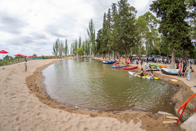 La playita de Junín se suma a las propuestas para el verano en Mendoza Foto: Santiago Tagua/MDZ