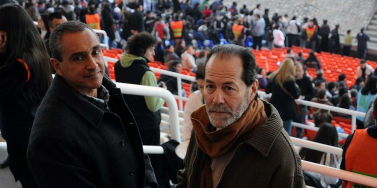 Anibal Rios y Aldo Vinci, del Partido Demócrata Foto: Alf Ponce / MDZ