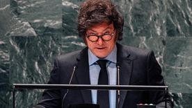 Javier Milei en la ONU. Foto: EFE