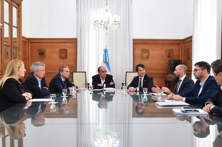 Francos se reunirá con Pichetto este lunes por la tarde Foto: Prensa Gobierno