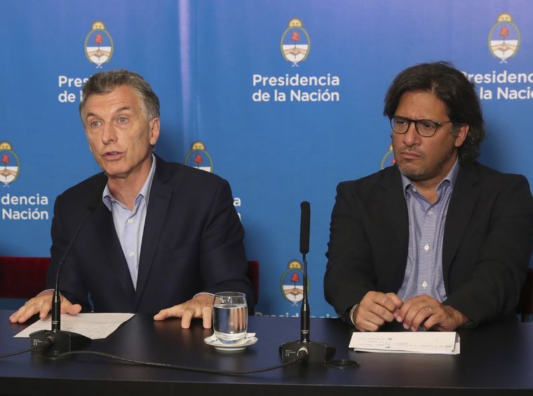 Mauricio Garavano y Mauricio Macri Foto: Noticias Argentinas
