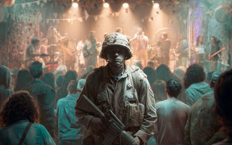 El rock argentino se transformó en resistencia y la guerra de Malvinas lo catapultó. Foto IA Midjourney