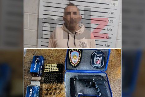 El hombre detenido por el caso de violencia de género en Las Heras. El hombre detenido por el caso de violencia de género en Las Heras.