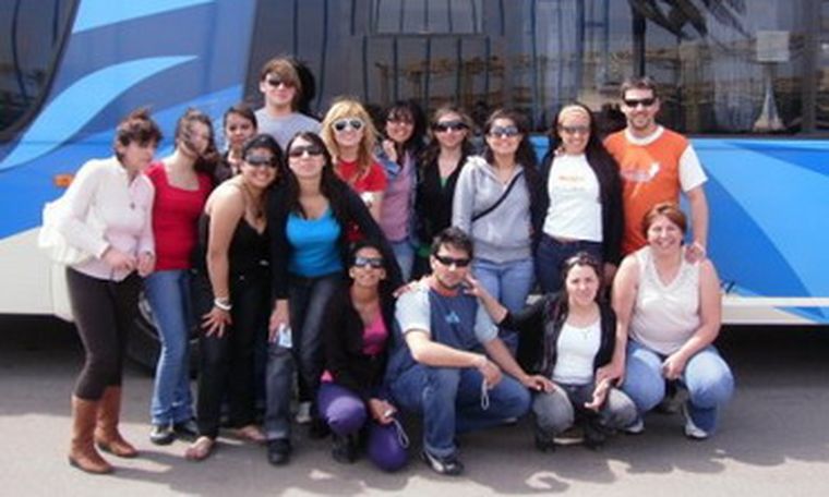 La llegada a Carlos Paz, el lugar elegido para las prácticas profesionales. Foto: Gentileza