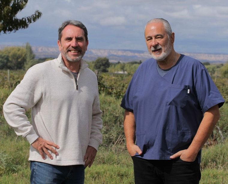 Alejandro Morillas, candidato a intendente, junto a Jorge Difonso Foto: Facebook Jorge Andrés Difonso