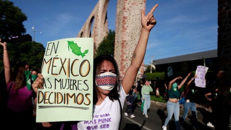 En México solo una decena de estados permitía la interrupción del embarazo a nivel local. Foto: GETTY IMAGES