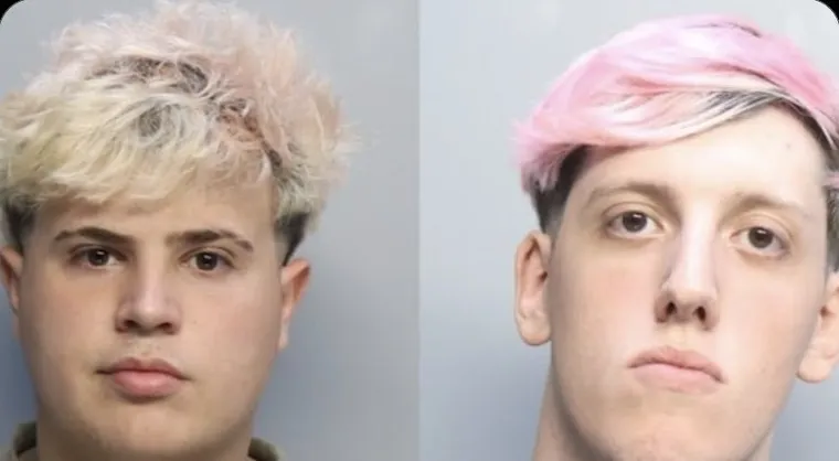Beni Mármol y Pato Perrota, los dos youtubers argentinos detenidos por querer ingresar al estadio sin entrada.