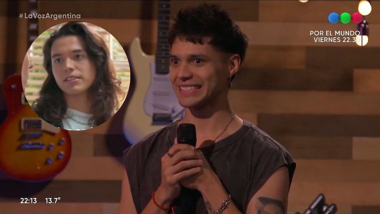 El cantante y un pasado que saltó a la luz. Créditos: Captura de pantalla / telefe / Disney Channel