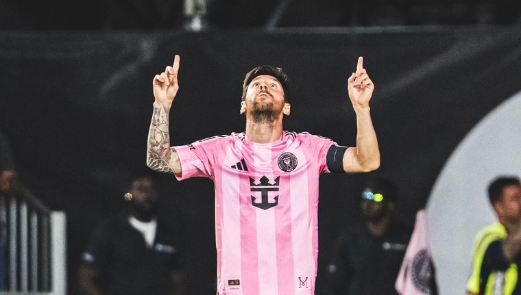 Messi brilló en la goleada de Inter Miami ante Nashville en el Chase Stadium.