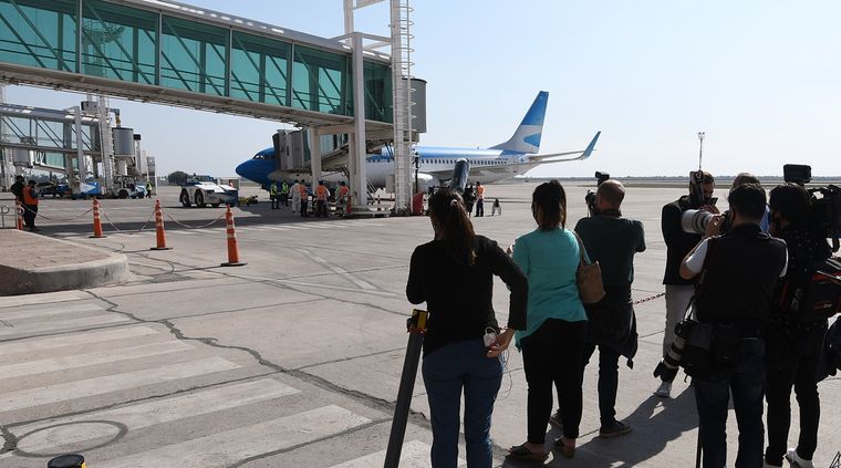 Desde este sábado se reanuda el vuelo Mendoza - Santiago de Chile Foto: ALF PONCE MERCADO / MDZ