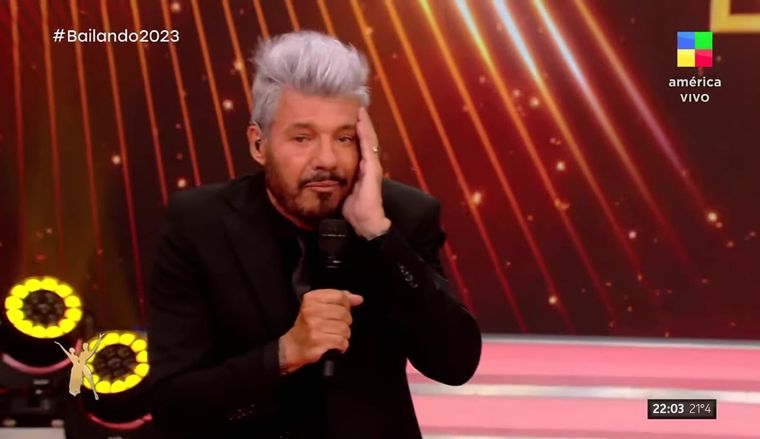 Marcelo Tinelli, complicado por un implacable rival Foto: Captura de video América TV.