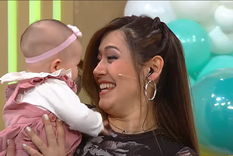 Gisela Campos y su hija Guillermina. Créditos: Captura de pantalla / El Siete
