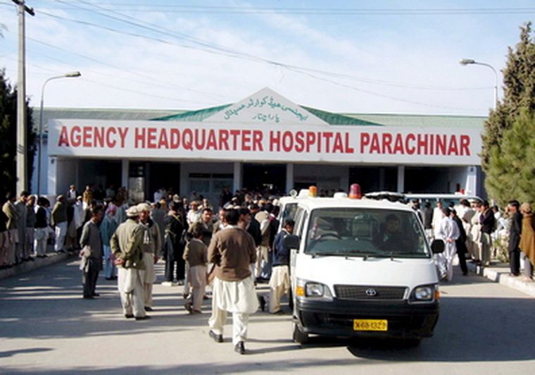 Hospital Agency de Parachinar, donde trasladan a las víctimas de la ola de violencia Foto: EFE