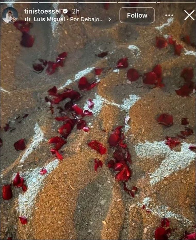 Tini Stoessel compartió una romántica foto en sus redes sociales. Foto: Instagram Tini Stoessel compartió una romántica foto en sus redes sociales. Foto: Instagram