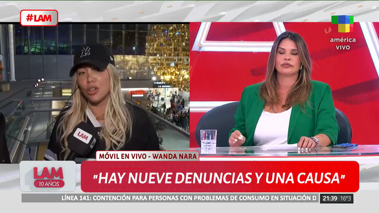 Wanda Nara fue contundente al hablar sobre las denuncias contra Mauro Icardi. Foto: captura de video/ América TV. Wanda Nara fue contundente al hablar sobre las denuncias contra Mauro Icardi. Foto: captura de video/ América TV. 