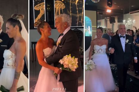 La flamante pareja oficializó en el altar. Créditos: Instagram