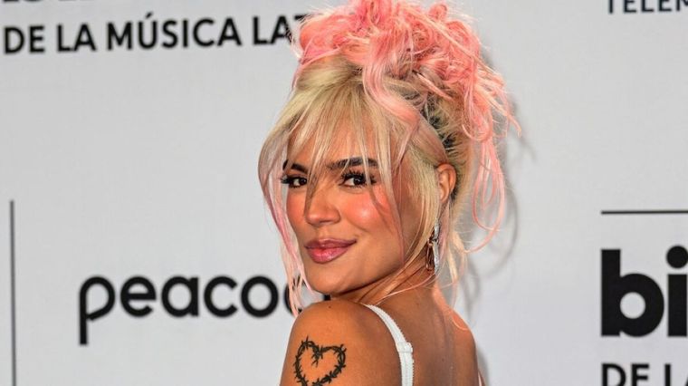 Karol G debutó como actriz en la serie de Sofía Vergara. Foto: AFP