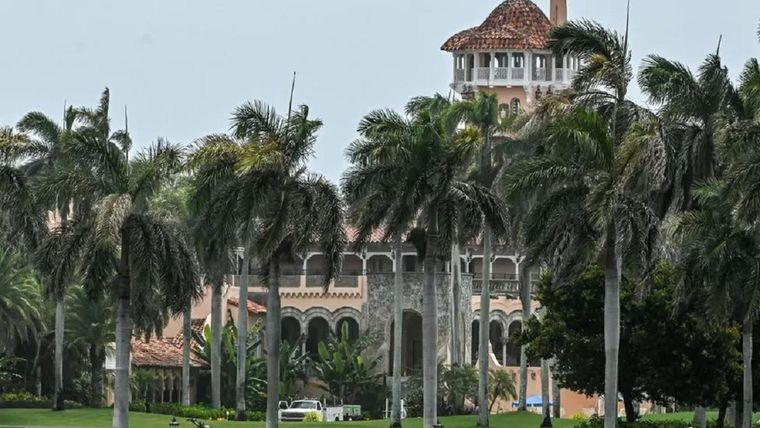 Trump se ha referido a Mar-a-Lago como su Casa Blanca de invierno Foto: Imágenes falsas