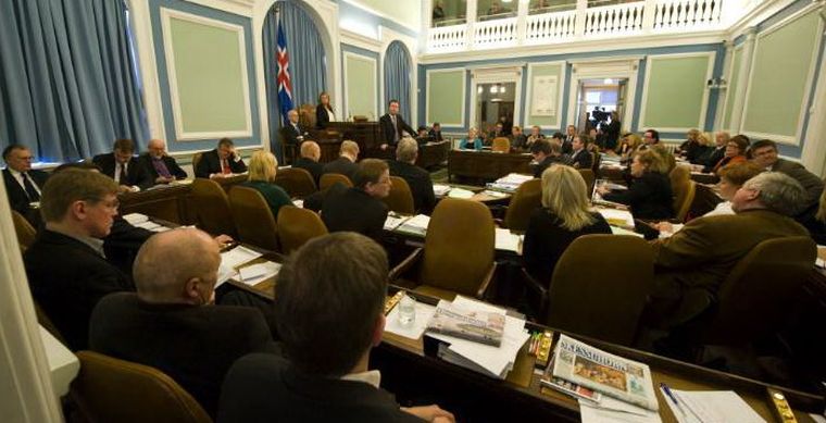 El Parlamento de Islandia tiene 25 integrantes