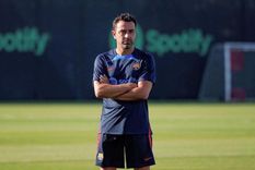 Xavi apuntó contra el Mono Burgos por sus dichos. Foto: @xavi