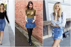 Cómo combinar las faldas de mezclilla y no fracasar en el intento