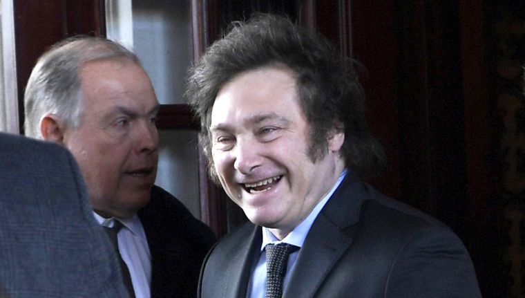 Javier Milei habló sobre su comunicación con Elon Musk Foto: EFE