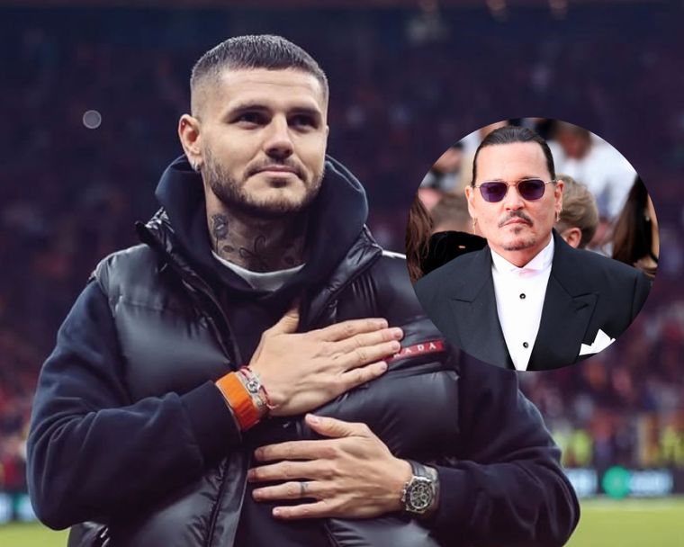 Una visita que genera dudas y expectativas. Foto: Instagram @mauroicardi @johnnydepp.