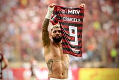 Gabigol se burló de River en un video. Foto: Conmebol
