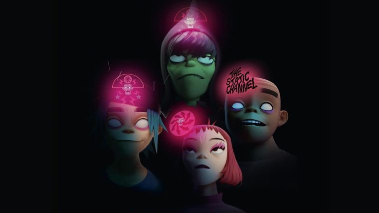 Gorillaz y Bad Bunny El trío musical Foto: @gorillaz