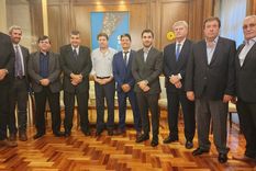 Cumbre de los gobernadores patagónicos con referentes de la CAME Foto: Twitter CAME