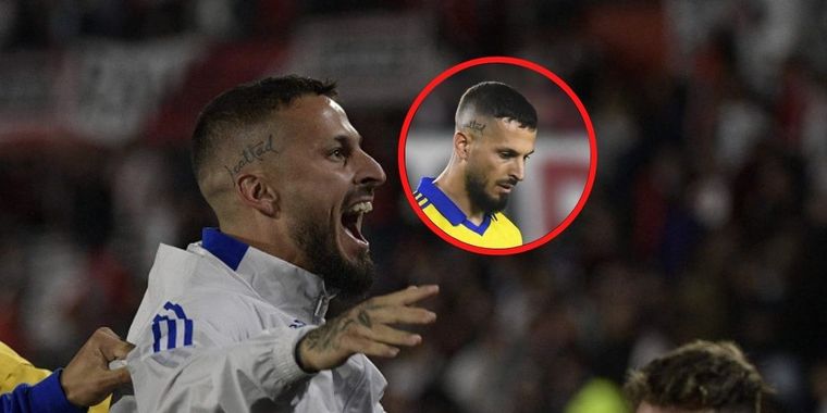 Benedetto no pudo terminar el partido pero eso no le impidió festejar el triunfo de Boca frente a River.