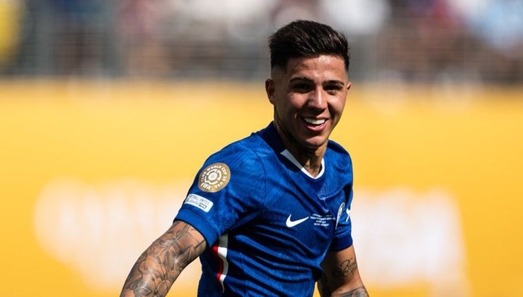 Enzo Fernández salió campeón en el Mundial de Clubes.