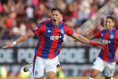 San Lorenzo ganó en el Nuevo Gasómetro con un golazo de Vombergar. Foto: Fotobaires San Lorenzo ganó en el Nuevo Gasómetro con un golazo de Vombergar. Foto: Fotobaires