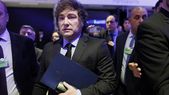 Javier Milei en Davos. Javier Milei en Davos.