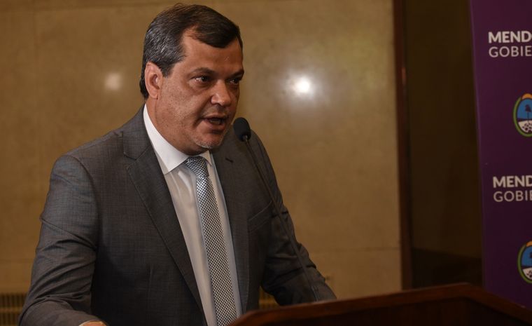 El presidente del Tribunal, Néstor Parés. Foto: Gobierno de Mendoza