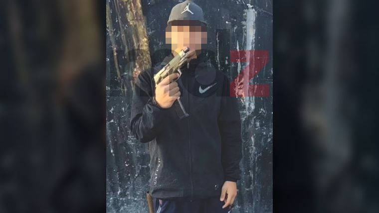 El adolescente de 16 años acusado por el ataque armado ocurrido el fin de semana en Las Heras. El adolescente de 16 años acusado por el ataque armado ocurrido el fin de semana en Las Heras.