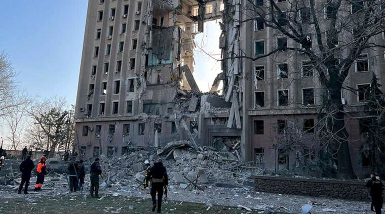 El sábado Ucrania recibió 60 nuevos bombardeos. Foto: NoticiasdelMundo.