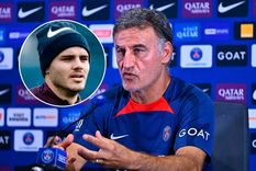 Christophe Galtier El técnico del PSG pidió a Icardi que se busque club.