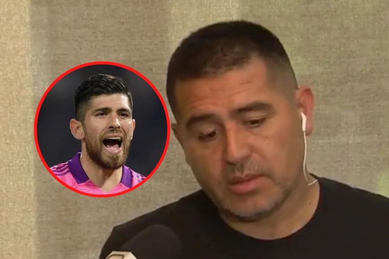 Riquelme habló sobre las negociaciones entre Boca y Rossi, y le metió presión al representante del arquero.