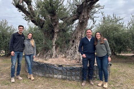Emilio Cicero y sus hijos son los responsables del rescate de más de 5.000 plantas de olivo centenarias de Mendoza. Emilio Cicero y sus hijos son los responsables del rescate de más de 5.000 plantas de olivo centenarias de Mendoza.