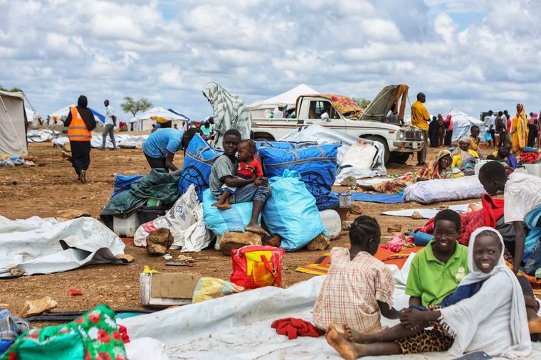 Hay millones de personas desplazadas en Sudán por la guerra civil. Hay millones de personas desplazadas en Sudán por la guerra civil.