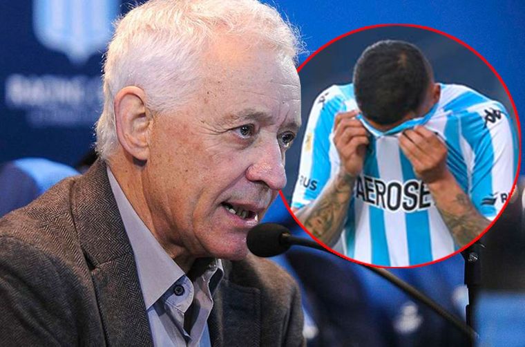 Blanco no tuvo pelos en la lengua para hablar sobre el penal de Racing.