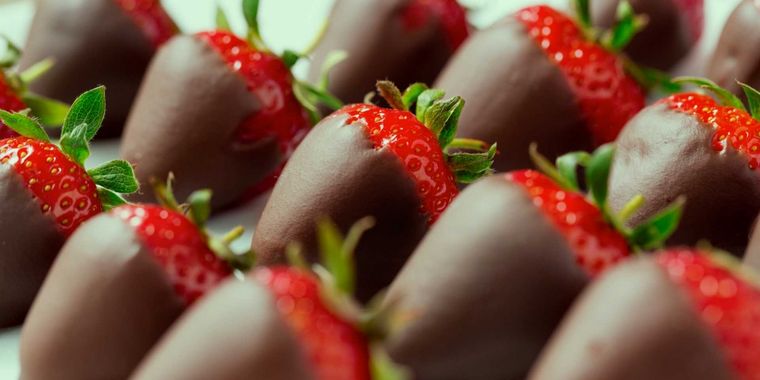 Fresas con chocolate Foto: cookpad