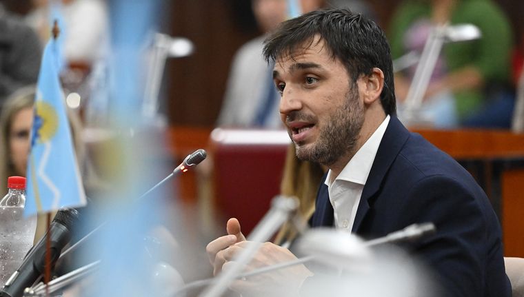 Ignacio Torres se mostró a favor de la ley ómnibus, pero en contra de la restitución de Ganancias Foto: Télam