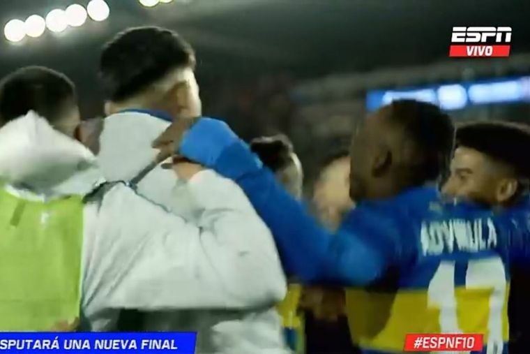 ESPN cometió un error con un zócalo que dio como ganador a Racing por sobre Boca.