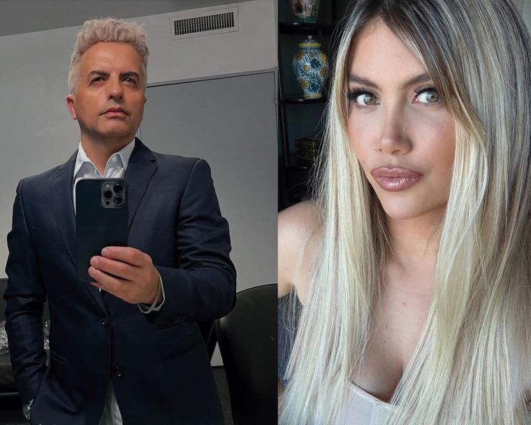 Ángel de Brito, contundente con Wanda Nara. Foto: Instagram @angeldebritooki @wanda_nara.