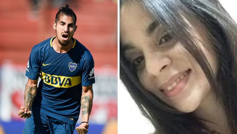El futbolista Junior Benítez y su exnovia, Anabelia Ayala Foto: Noticias Argentinas